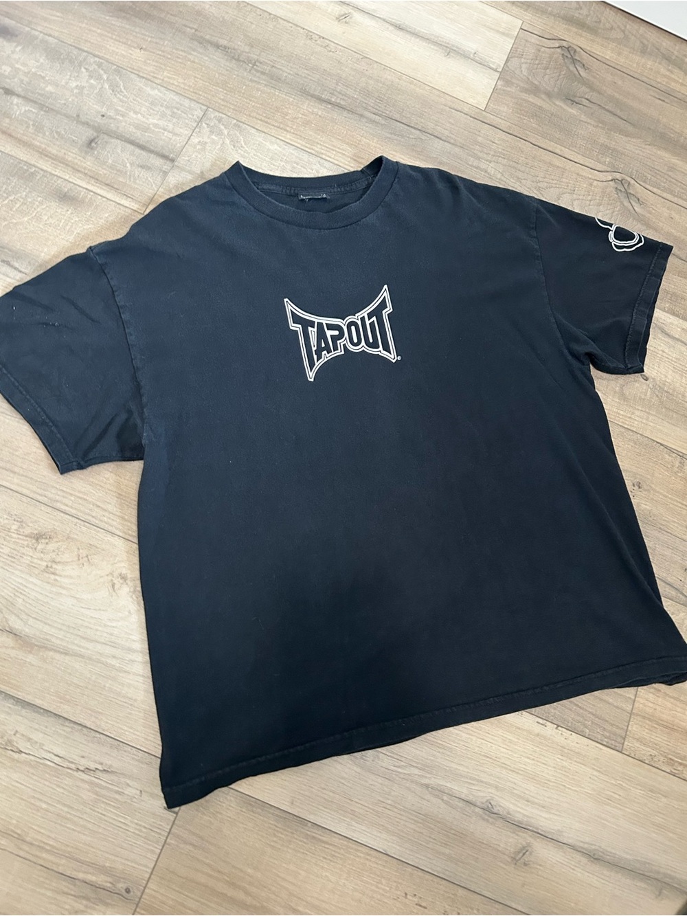 Tapout Black Short Sleeve Logo Tee